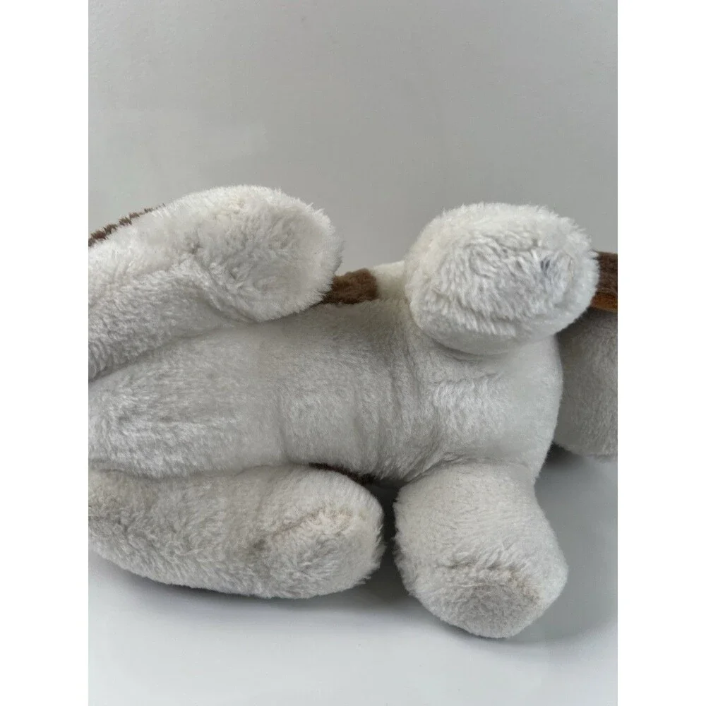 Vintage Fun Farm 1980s Dog Plush Stuffed Animal Bassett Hound Puppy Carnival Toy